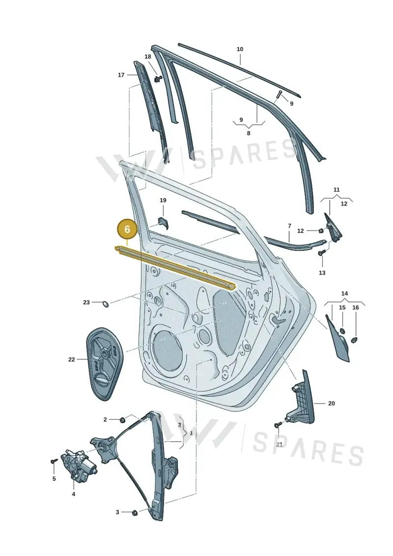 5FF839479 — SEAT Formentor TSI CUPRA (2020-) diagram 5fn839060, position 6