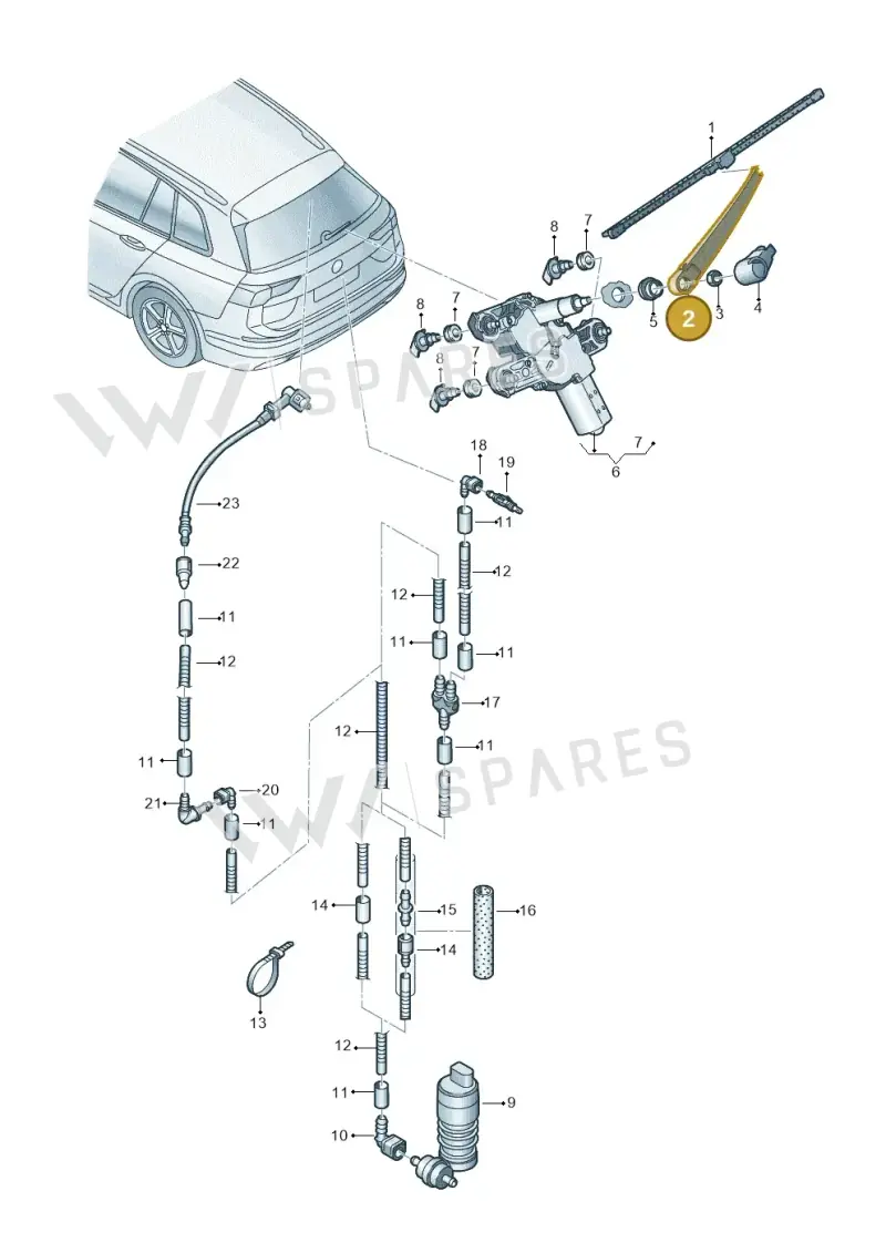 5FF955707 — SEAT CUPRA Formentor (2020-) diagram 5h0955025, position 2