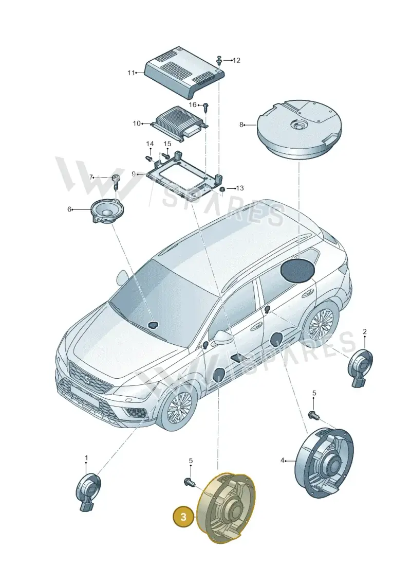 5FJ035454 — SEAT Tarraco FR (2018-2024) diagram 893035350, position 3