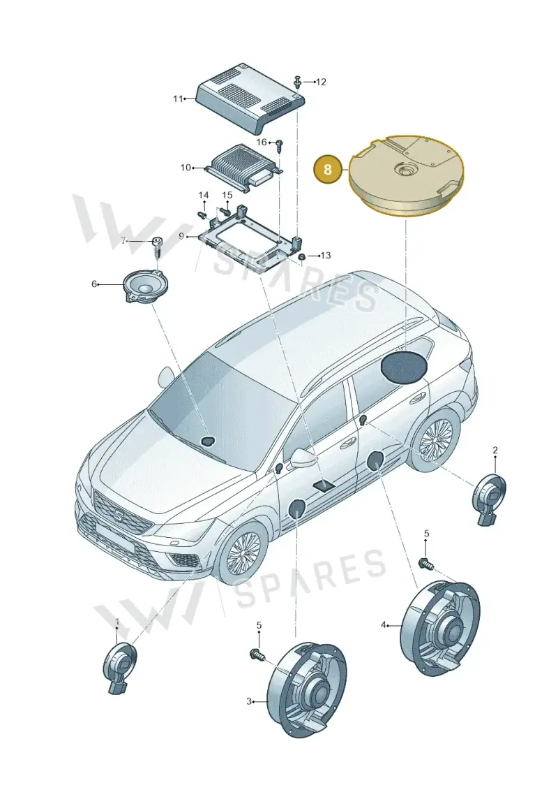 5FJ035621 — SEAT Tarraco FR (2018-2024) diagram 893035350, position 8