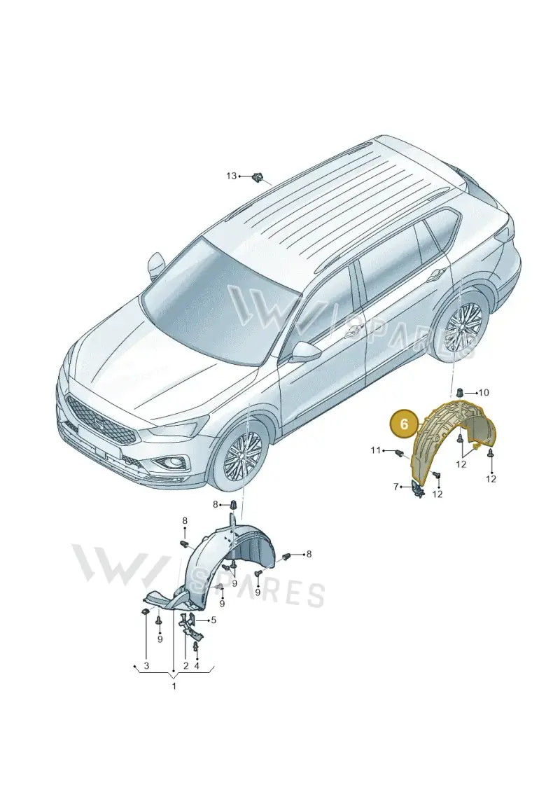 5FJ810971 — SEAT Tarraco (2018-2024) diagram 591821050, position 6