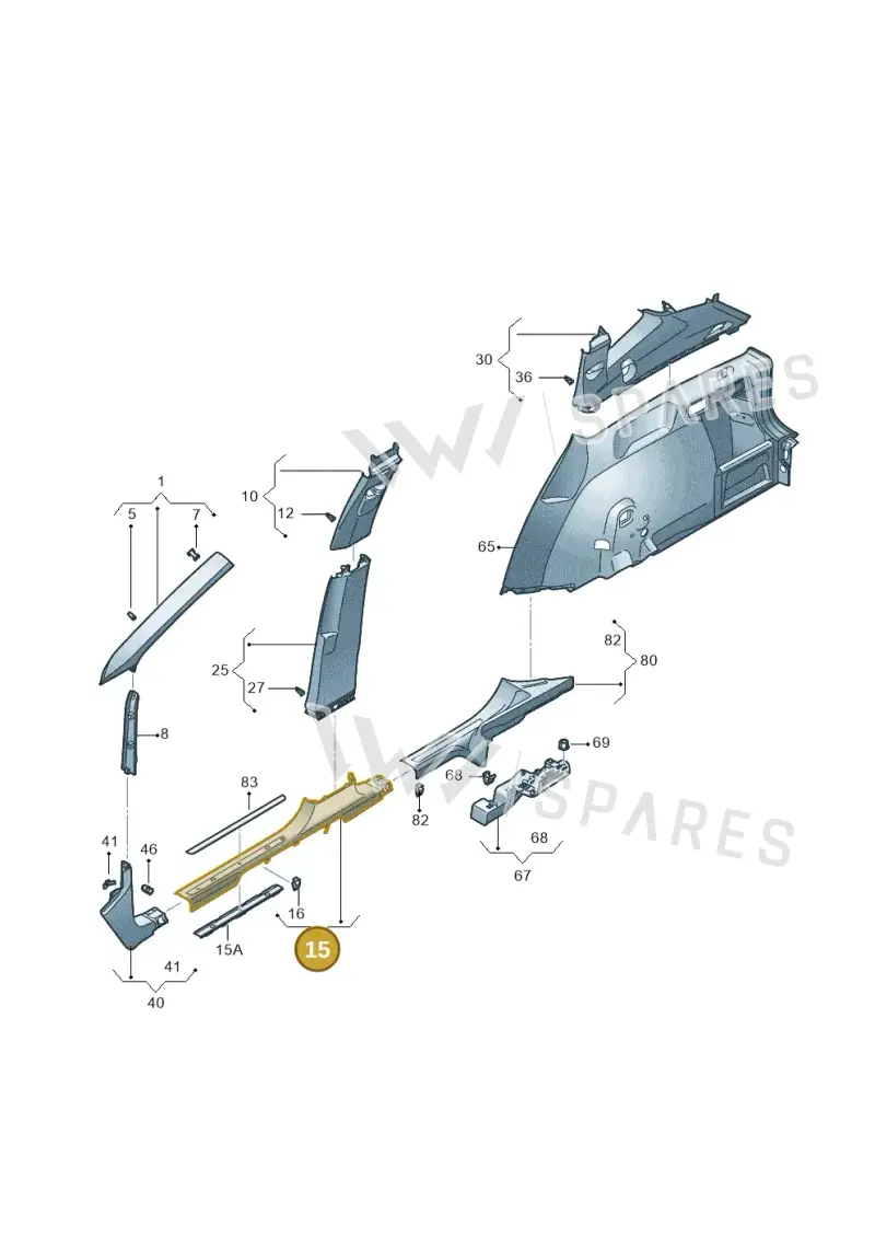 5FJ853370AESE — SEAT Tarraco (2018-2024) diagram 591867070, position 15