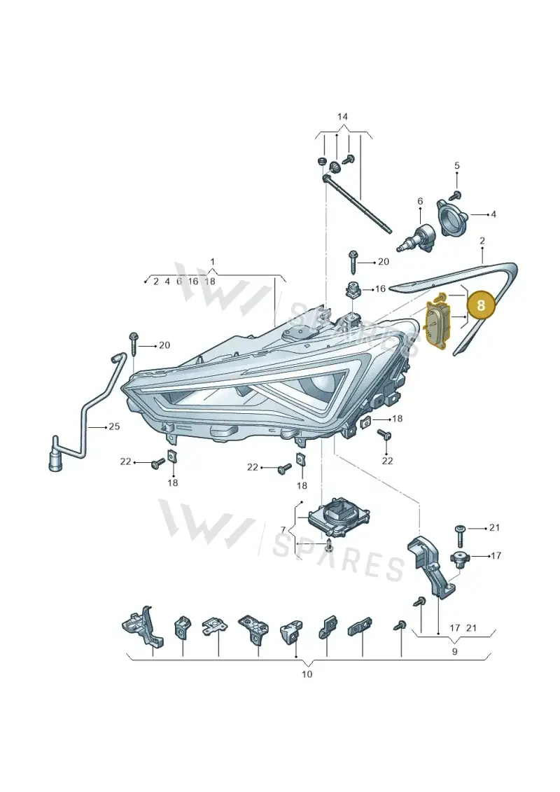 5FJ941475 — SEAT Tarraco (2018-2024) diagram 591941000, position 8