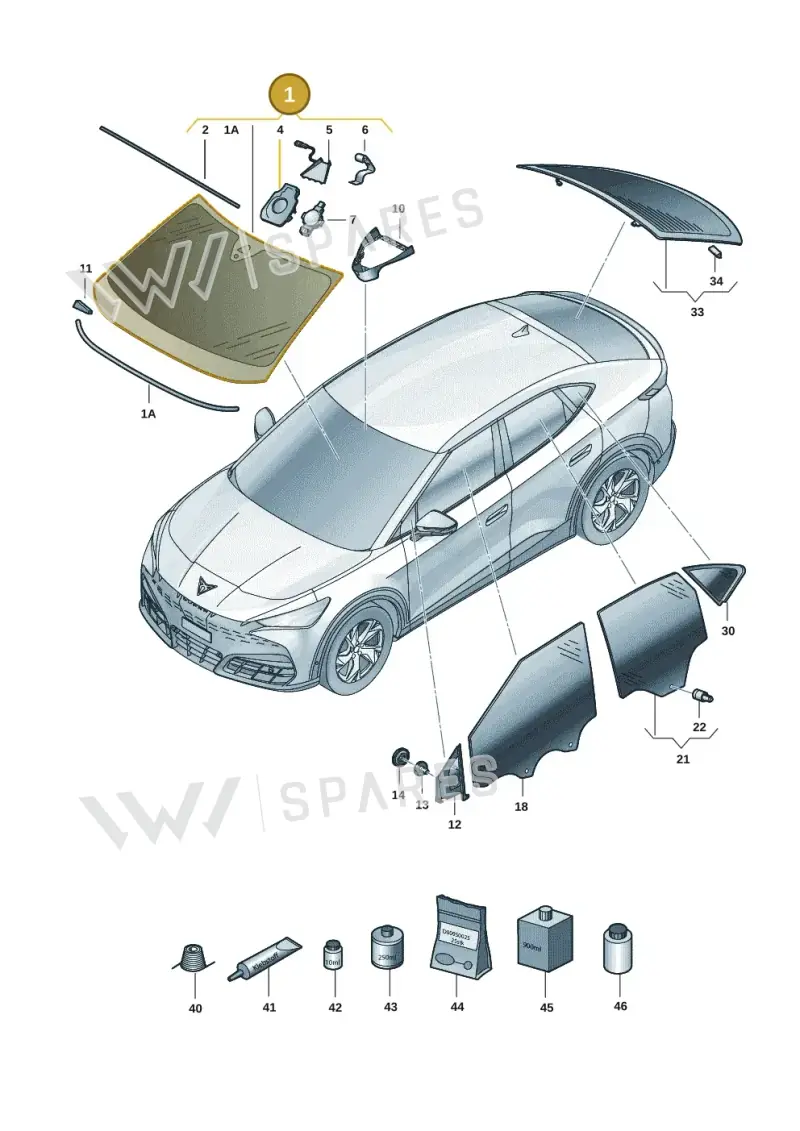 5FL845011FNVB — SEAT CUPRA Tavascan (2023-) diagram 20h845000, position 1