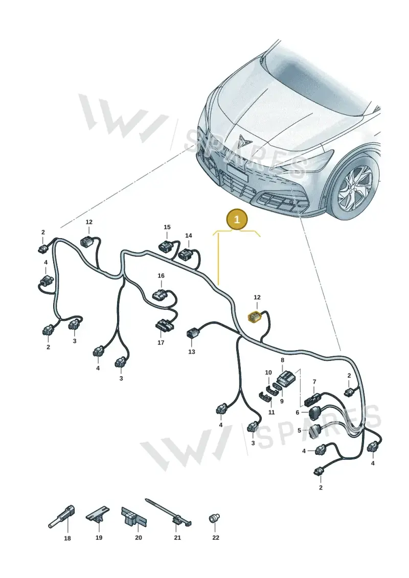 5FL971095Q — SEAT CUPRA Tavascan (2023-) diagram 20h971000, position 1