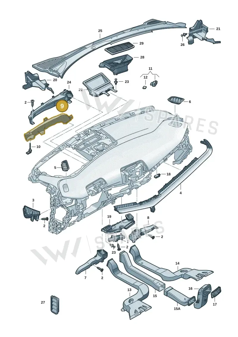5FM819633 — SEAT CUPRA Tavascan (2023-) diagram 20h819300, position 9