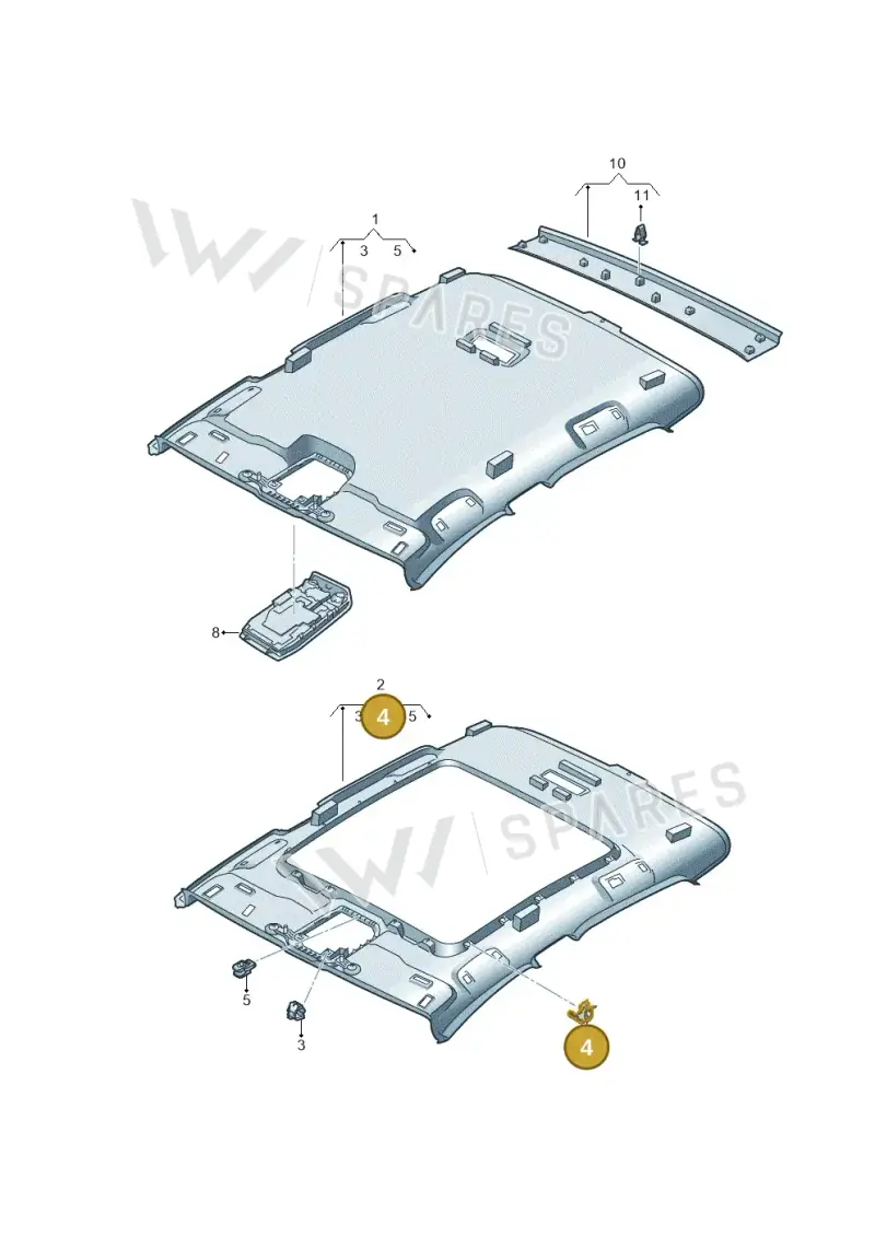 5G0867289A — SEAT EBoost CUPRA (2021-) diagram 10a867055, position 4