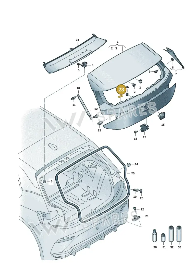 5G0867290 — SEAT EBoost CUPRA (2021-) diagram 10s827000, position 23