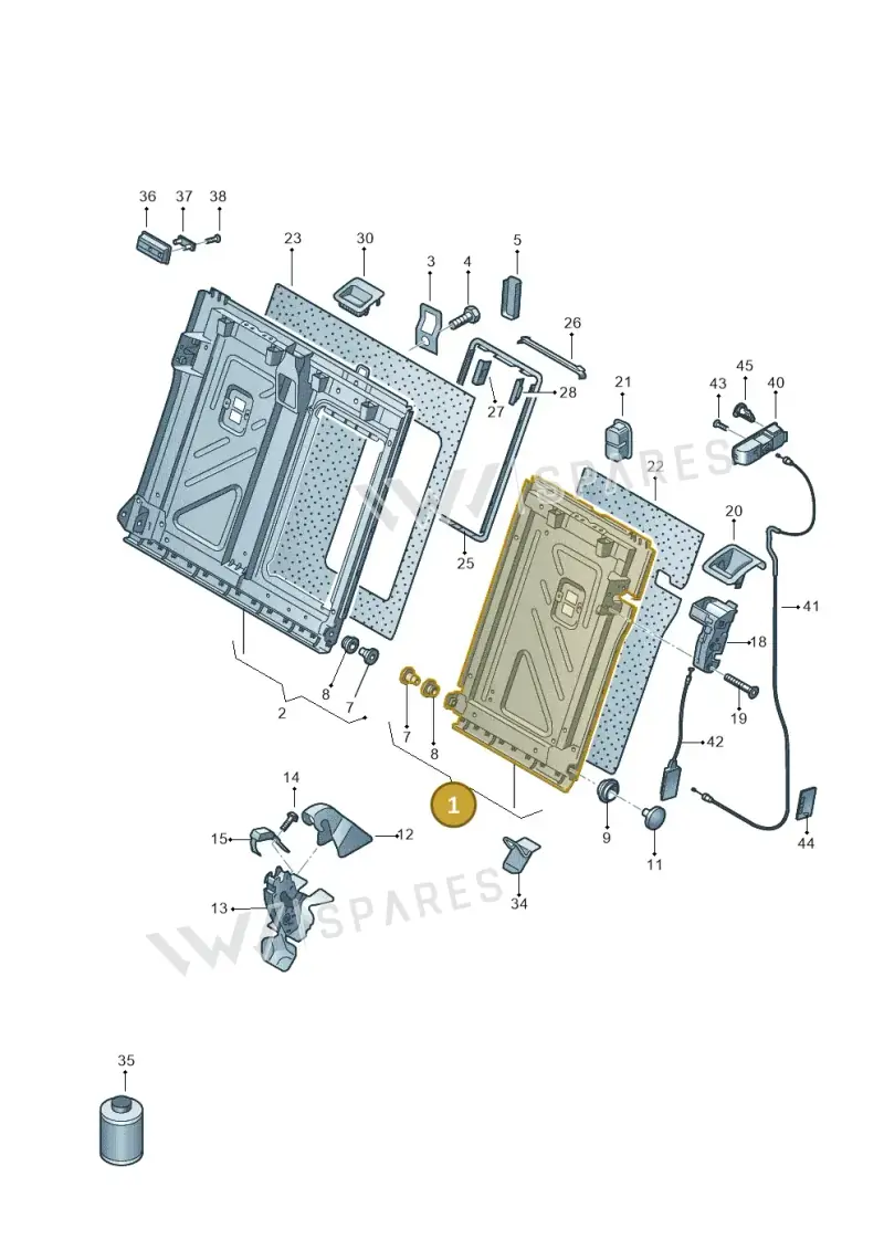 5G0885501GCA9 — SEAT Ateca Style (2016-) diagram 763885700, position 1