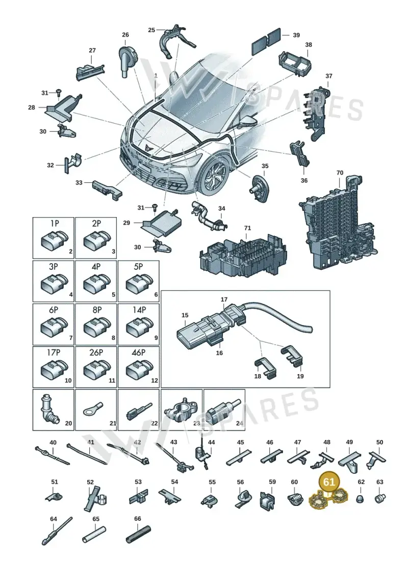 5G0971260 — SEAT Tavascan Cupra (2023-) diagram 20h971080, position 61
