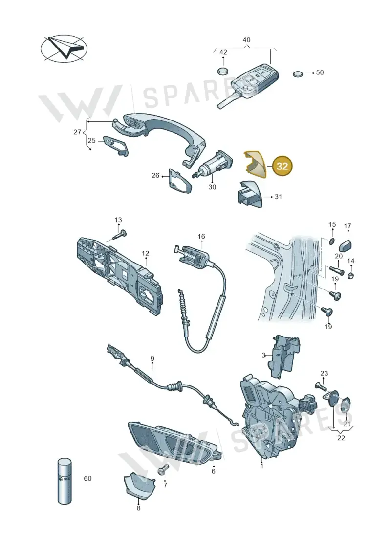 5G1837879DGRU — SEAT Ateca Style (2016-) diagram 754837000, position 32