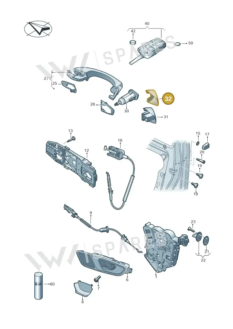 5G1837879DGRU — SEAT Arona FR (2017-) diagram 893837000, position 32