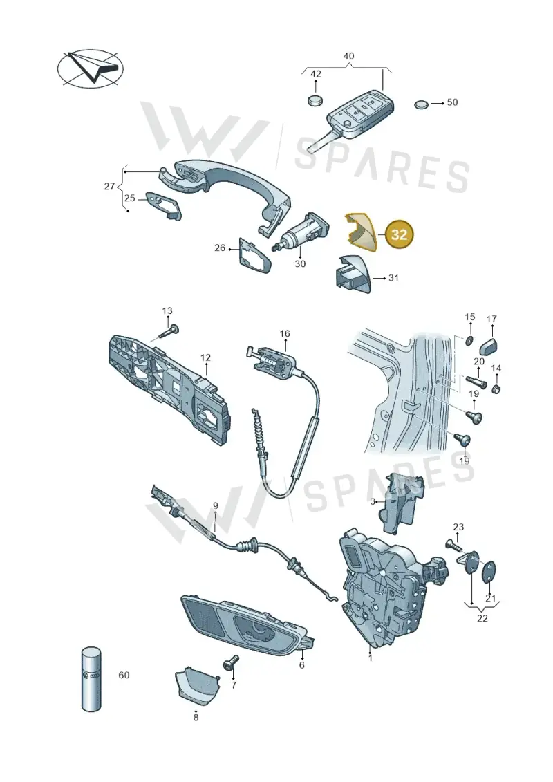 5G1837879E3FZ — SEAT Ateca Style (2016-) diagram 754837000, position 32