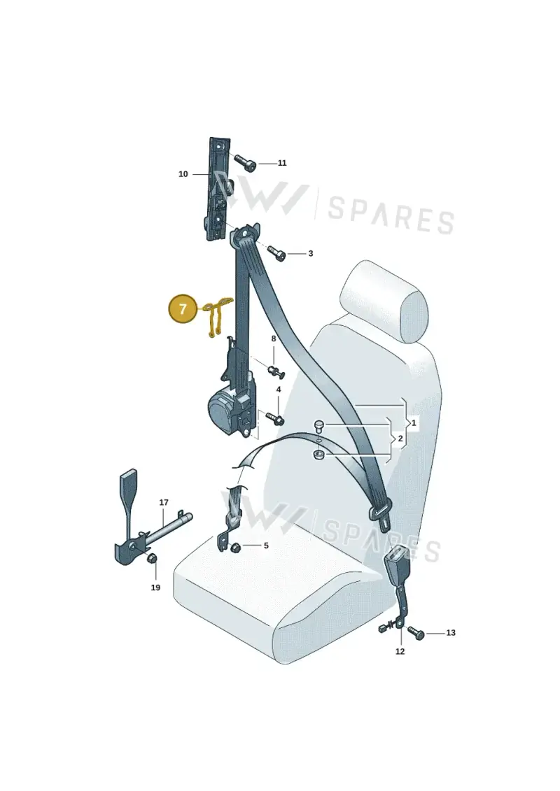 5GD857817 — Volkswagen ID.6 X (2021-) diagram 12d857060, position 7