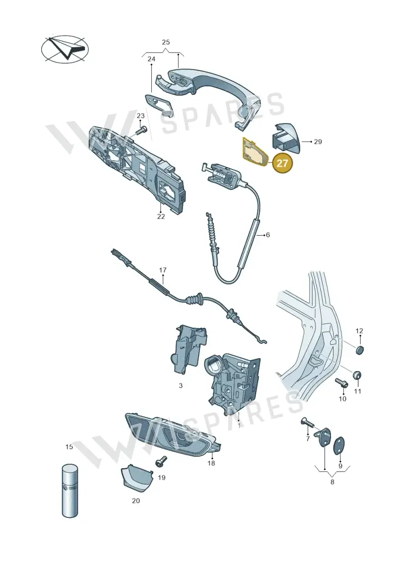5H0837087 — SEAT Formentor TSI CUPRA (2020-) diagram 754839000, position 27