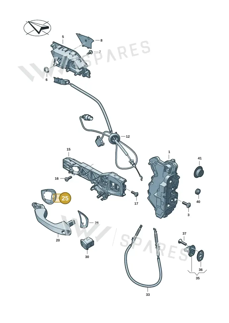 5H0837210A — SEAT EBoost CUPRA (2021-) diagram 5h0837000, position 25