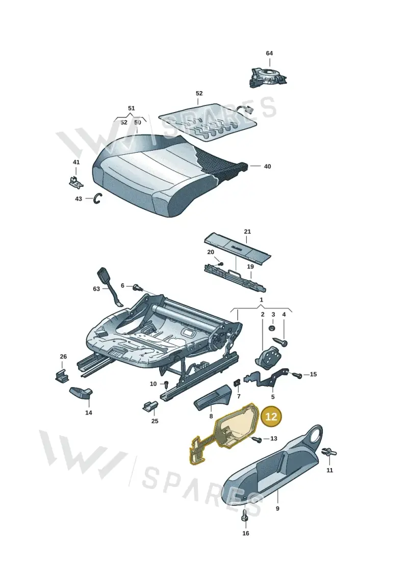 5H0881559 — SEAT EBoost CUPRA (2021-) diagram 10a881000, position 12