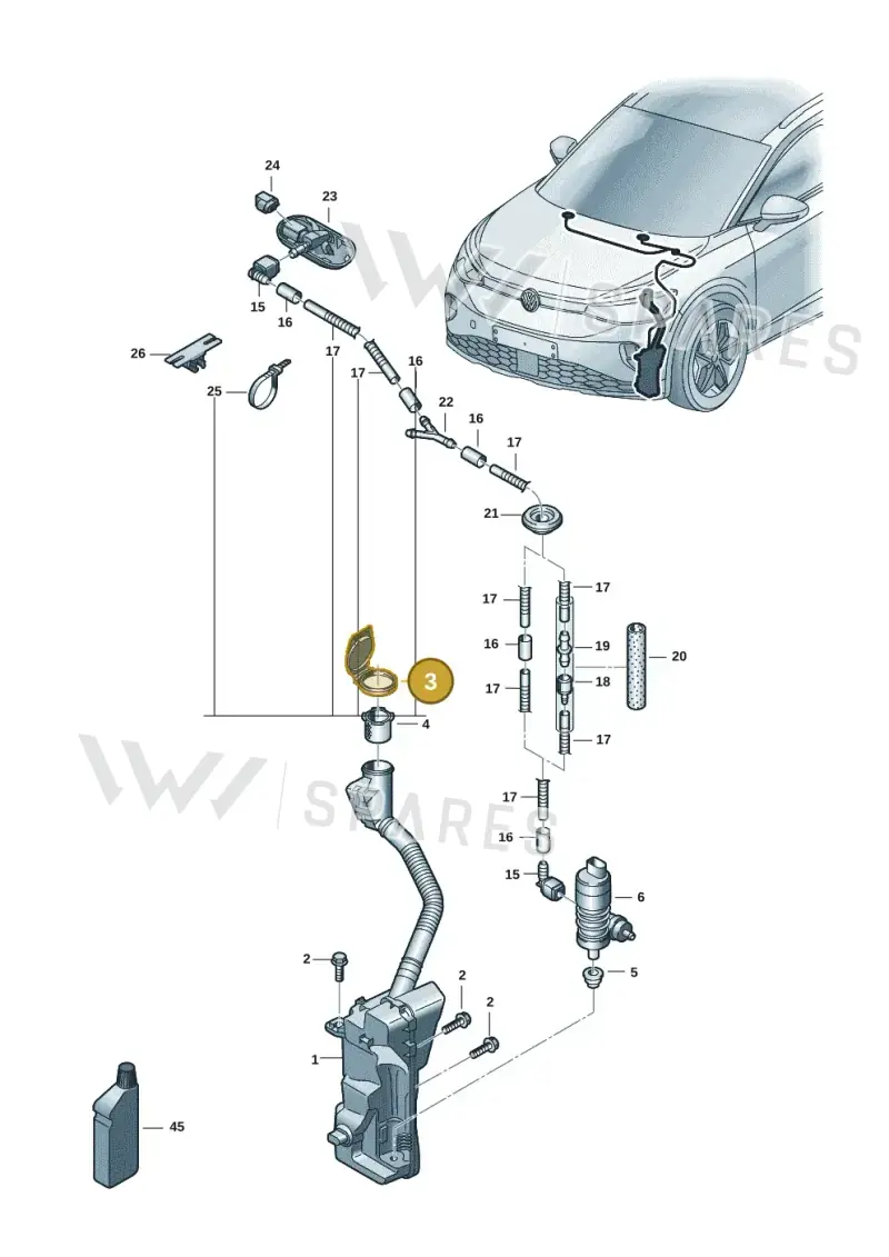 5HG955455 — SEAT CUPRA Tavascan (2023-) diagram 11a955010, position 3