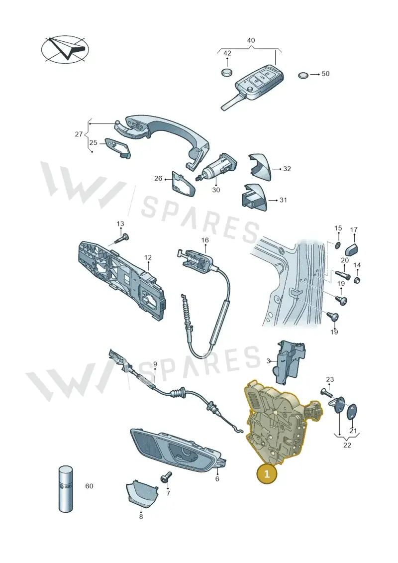 5K1837016H — SEAT Leon ST Stylance (2016-2020) diagram 754837000, position 1
