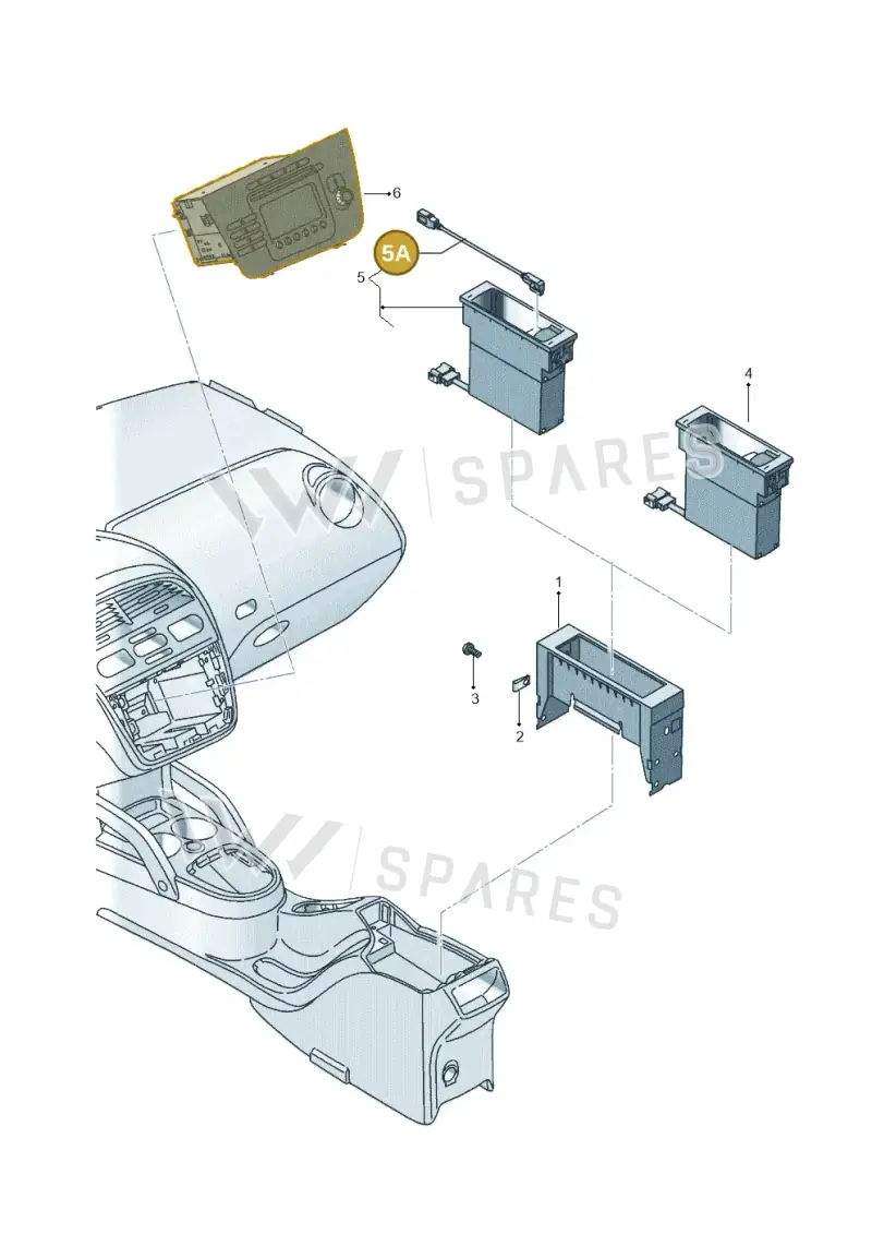 5N0035558 — SEAT Altea XL Reference (2013-2013) diagram 777035900, position 5A