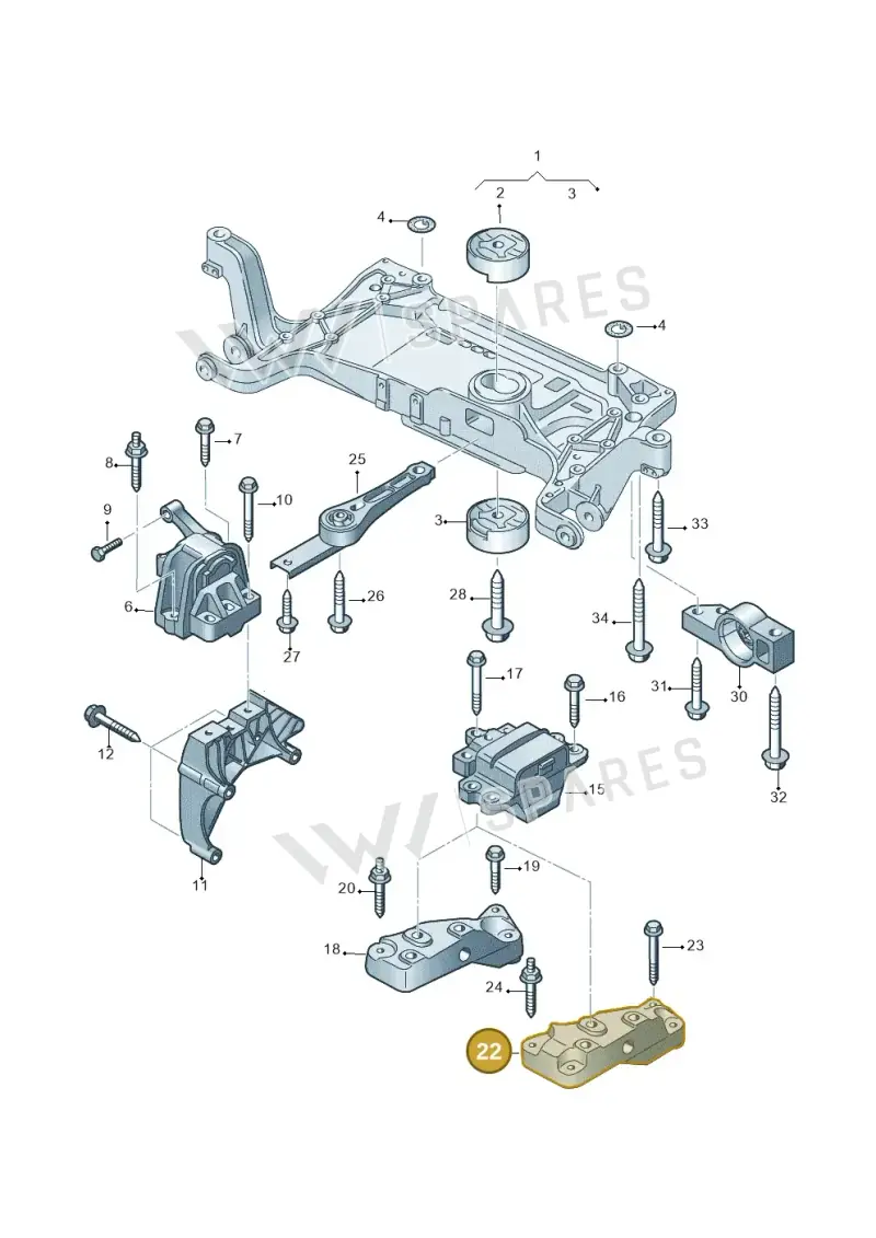5N0199117B — SEAT Alhambra Stylance (2015-2022) diagram 689199250, position 22