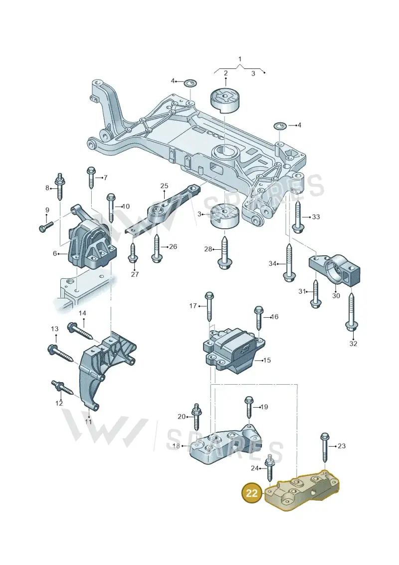 5N0199117B — SEAT Alhambra Stylance (2015-2022) diagram 689199300, position 22