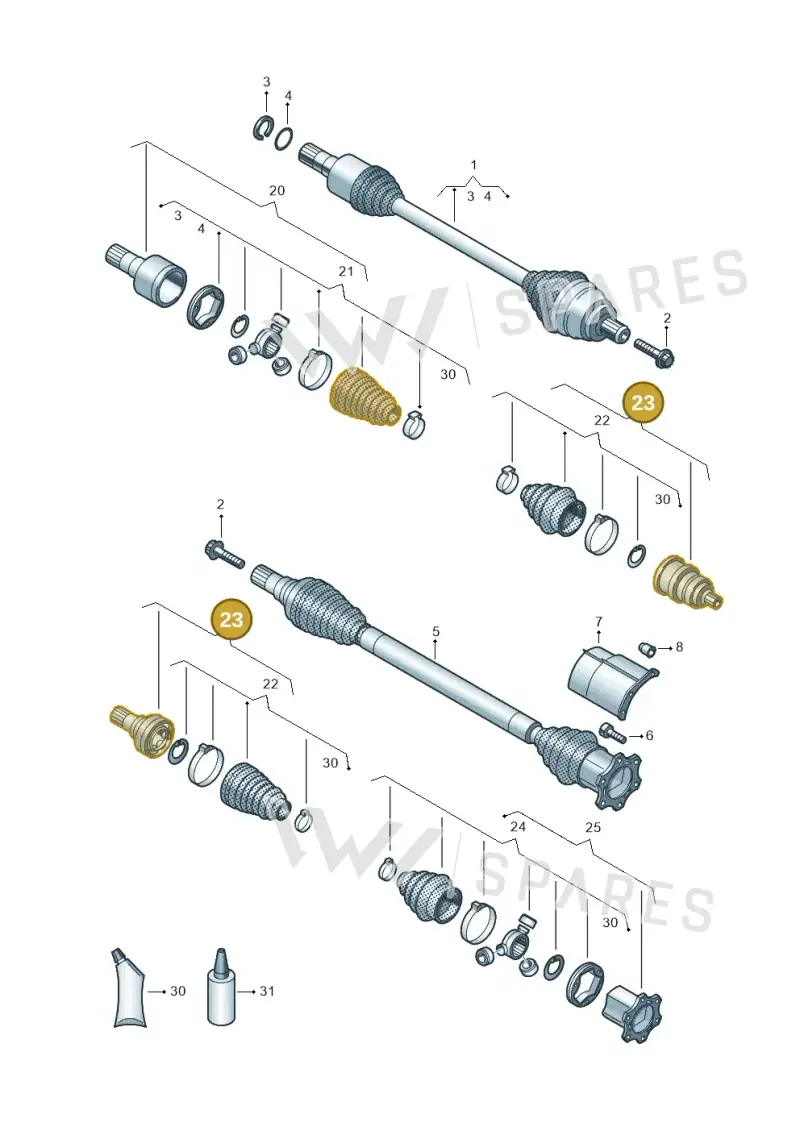 5N0498099D — SEAT Formentor TSI CUPRA (2020-) diagram 827407390, position 23