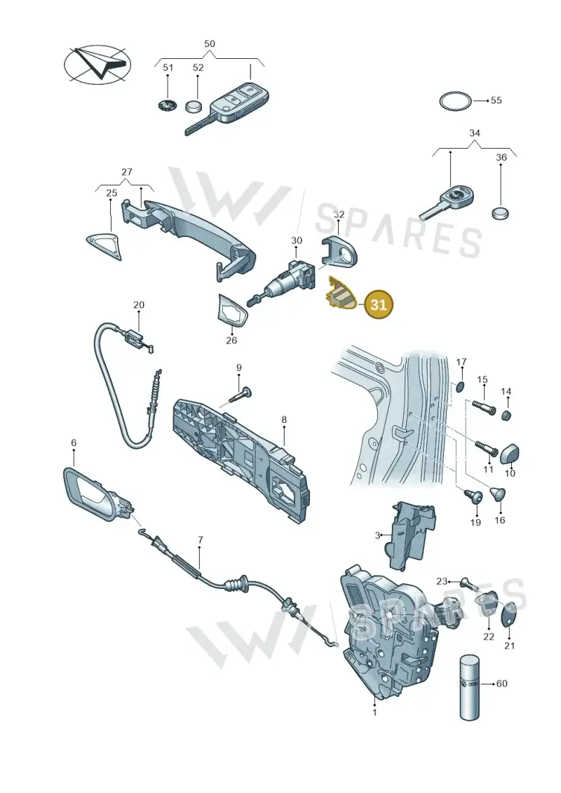 5N0839167BGRU — SEAT Toledo Reference (2015-2019) diagram 727837000, position 31