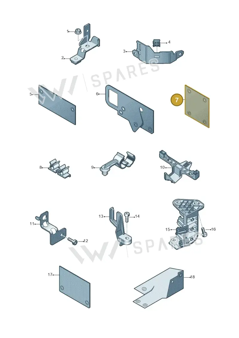 5N0971461 — SEAT Leon ST Stylance (2016-2020) diagram 745971000, position 7
