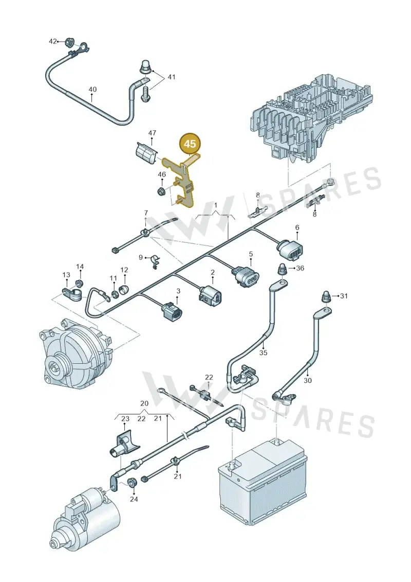 5N0971858C — SEAT Tarraco FR (2018-2024) diagram 884971010, position 45