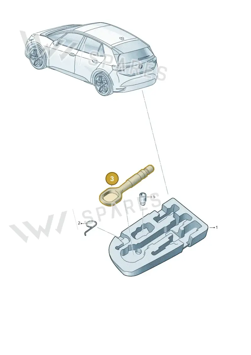 5NA805615 — SEAT EBoost CUPRA (2021-) diagram 10a012000, position 3
