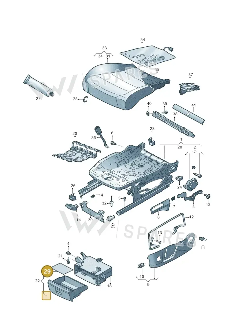 5NA881892 — SEAT Tarraco FR (2018-2024) diagram 591881000, position 29