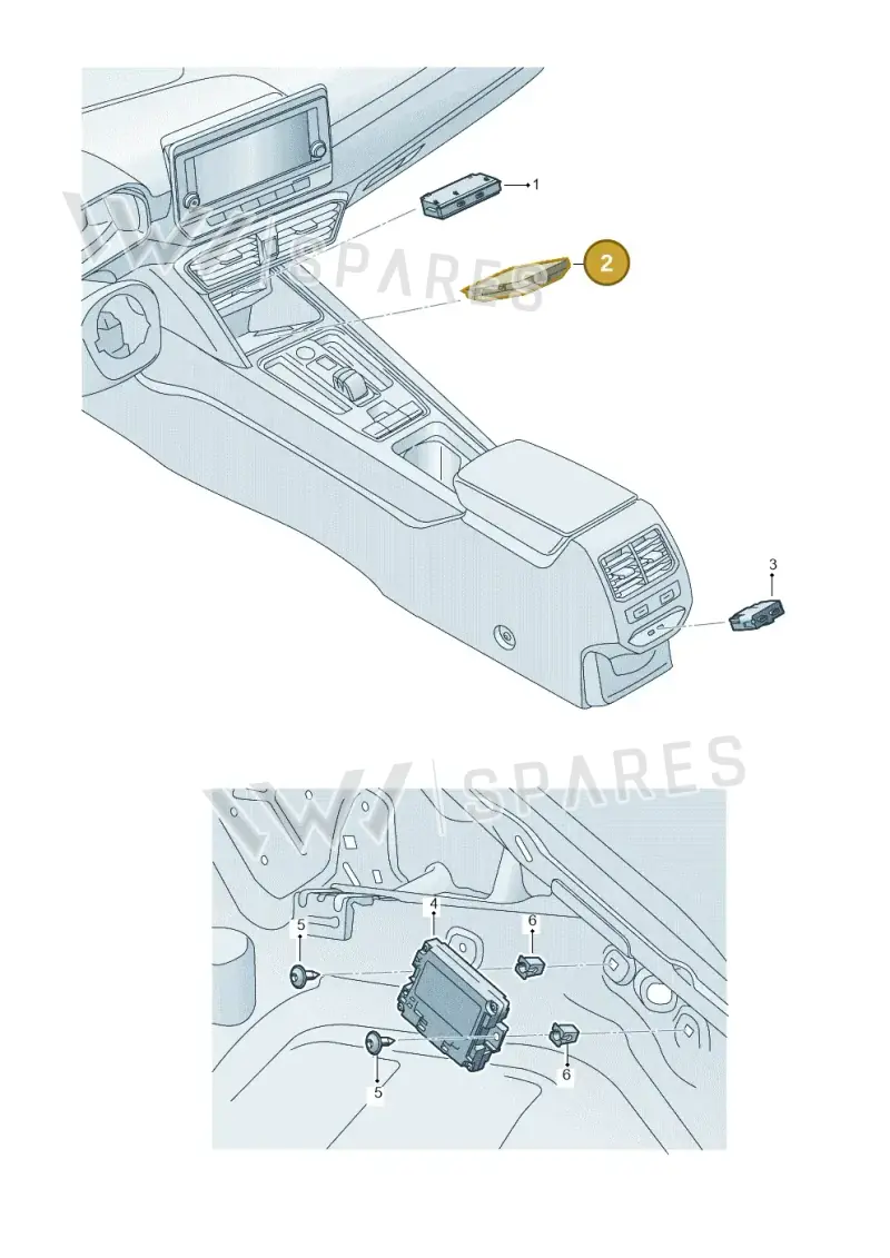 5NA980611 — SEAT Formentor TSI CUPRA (2020-) diagram 5fn035040, position 2