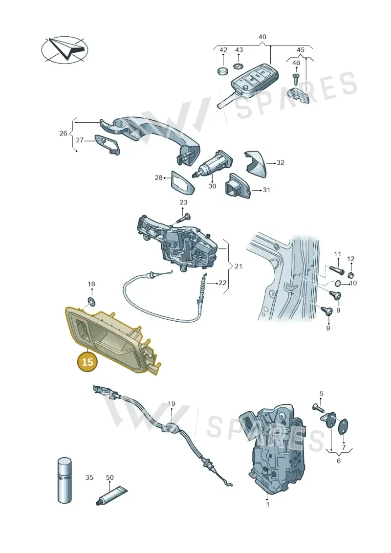 5NB837020LUBN — SEAT Tarraco FR (2018-2024) diagram 869837000, position 15