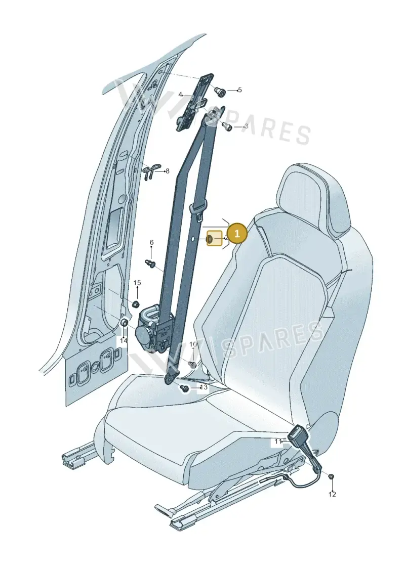 5NB857706DRAA — SEAT Tarraco FR (2018-2024) diagram 833857600, position 1