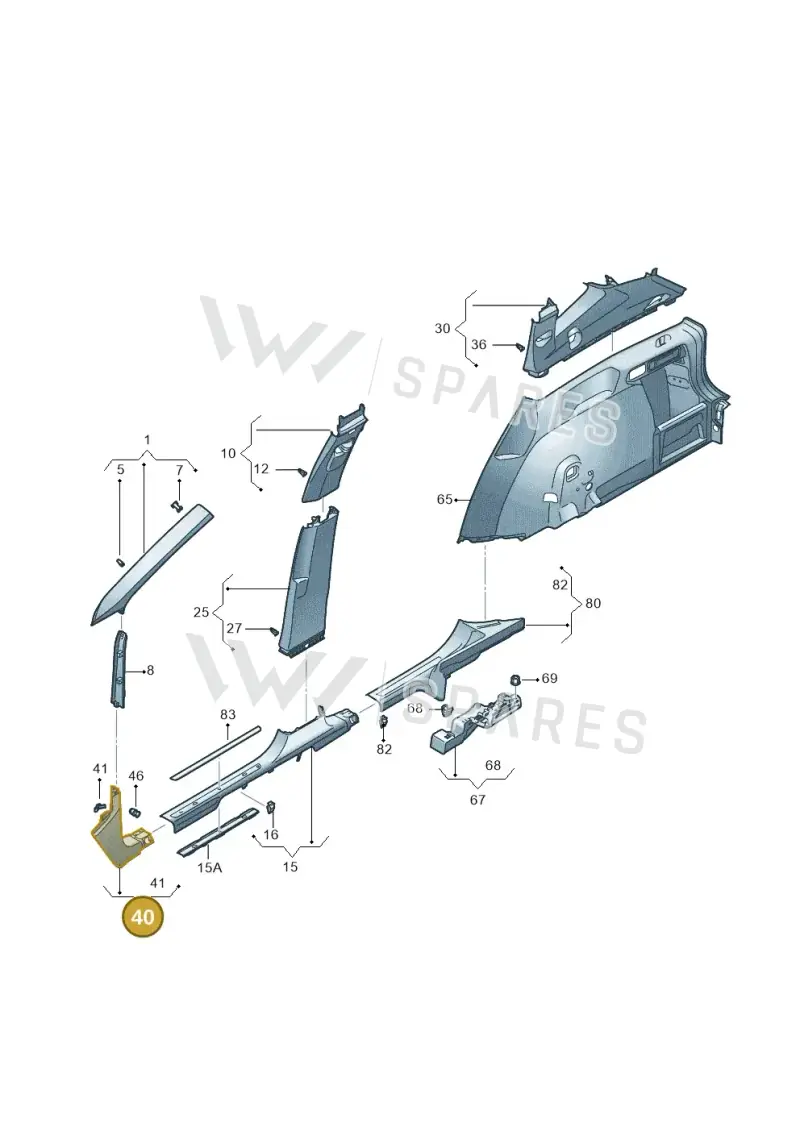 5NB863483C82V — SEAT Tarraco FR (2018-2024) diagram 591867070, position 40