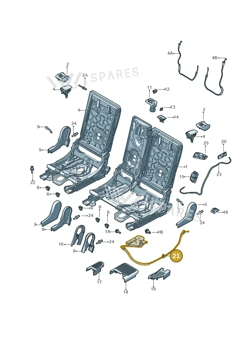 5NN885592A — SEAT Tarraco FR (2018-2024) diagram 833885030, position 21