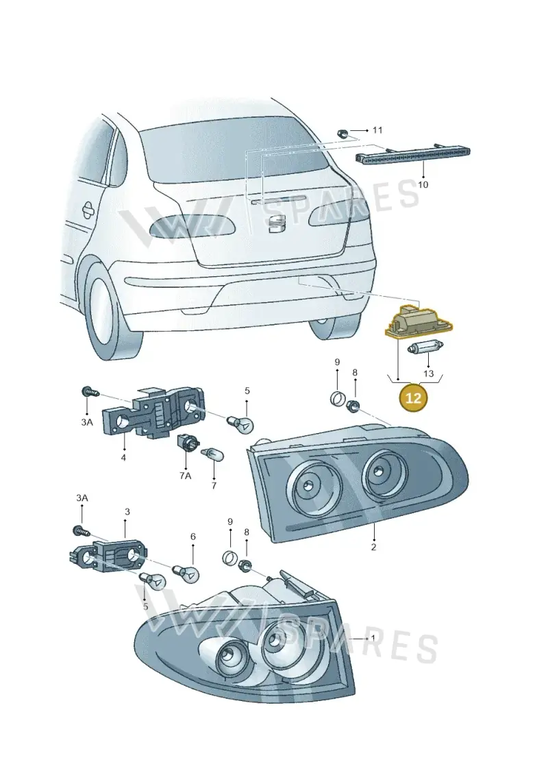 5P0943021 — SEAT CORDOBA                06> (2005-) diagram 401945000, position 12