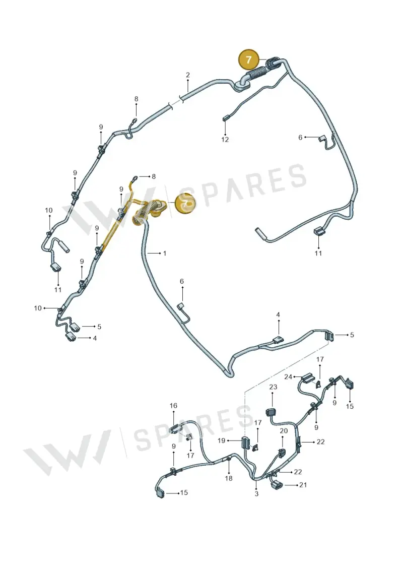 5P0971829 — SEAT Leon Stylance (2010-2012) diagram 456972820, position 7