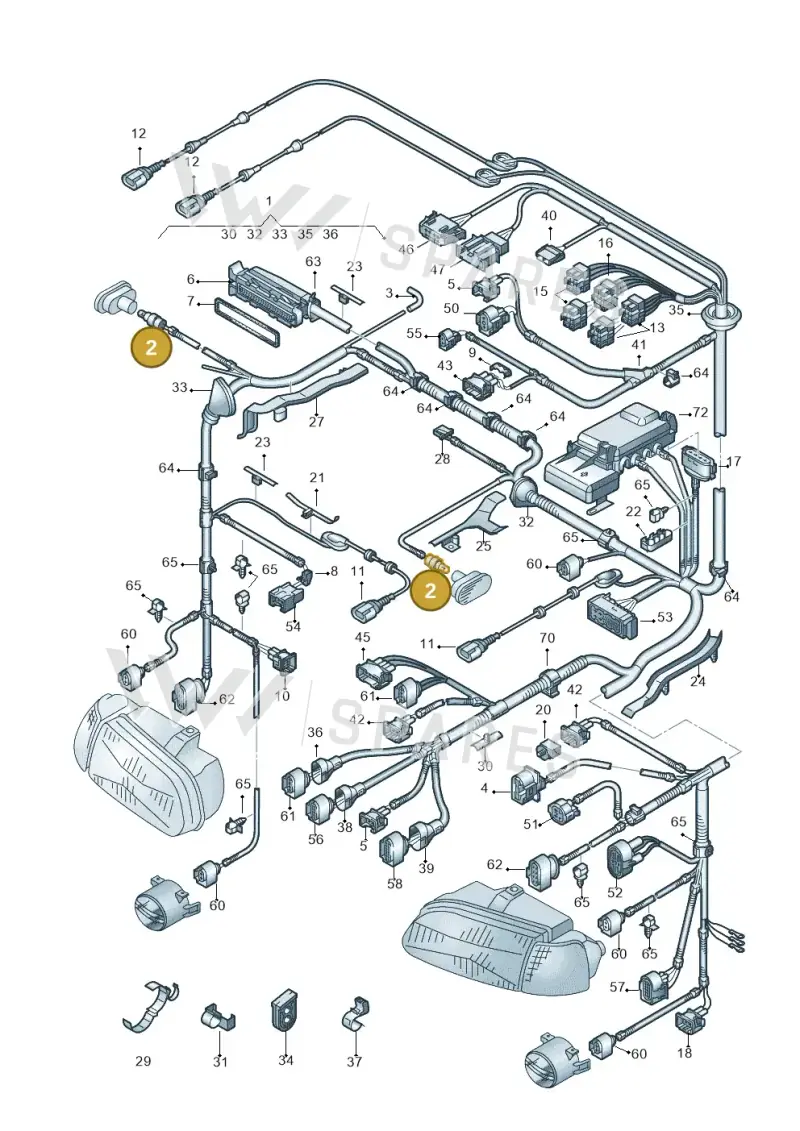 5P0972564 — SEAT AROSA (2003-2004) diagram 231971150, position 2