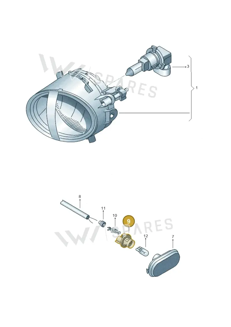 5P0972724 — SEAT Altea XL Reference (2013-2013) diagram 639941900, position 9
