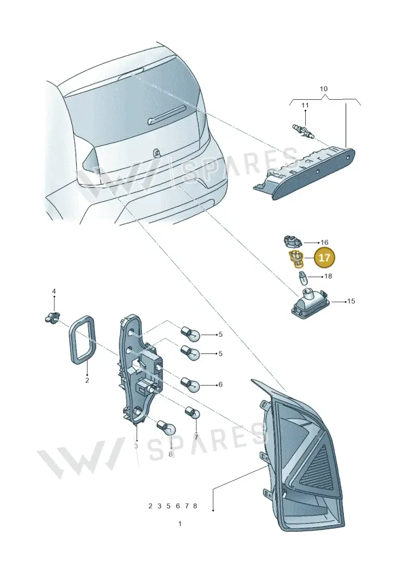 5P0972724 — SEAT Mii electric (2020-2021) diagram 735945000, position 17