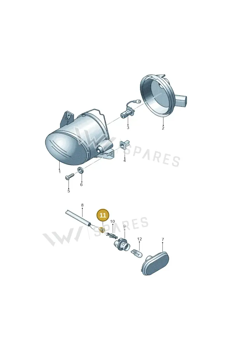 5P0972740 — SEAT Altea XL Reference (2010-2013) diagram 418941900, position 11