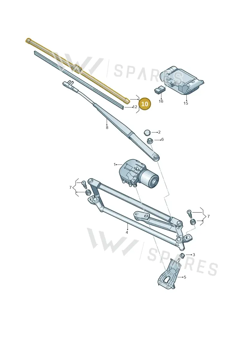 5P0998002A — SEAT Altea XL (2013-) diagram 420955000, position 10