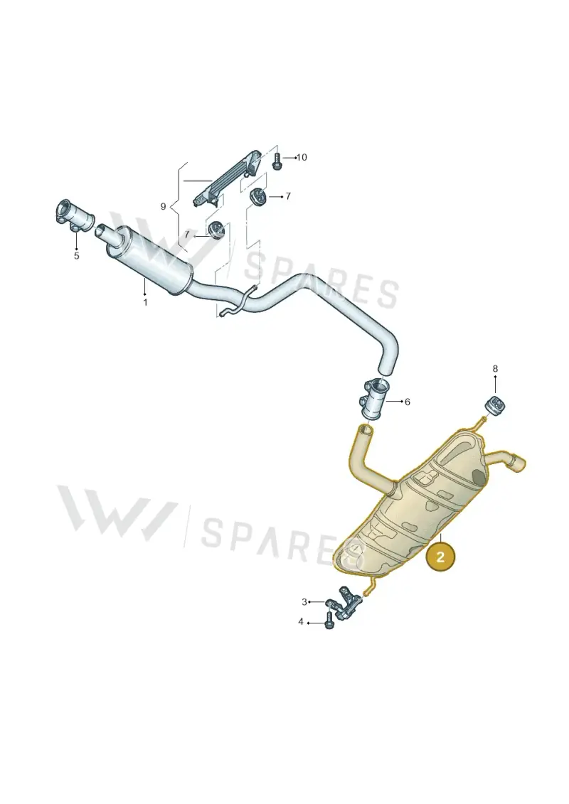 5P5253609M — SEAT Altea XL (2013-) diagram 412253800, position 2