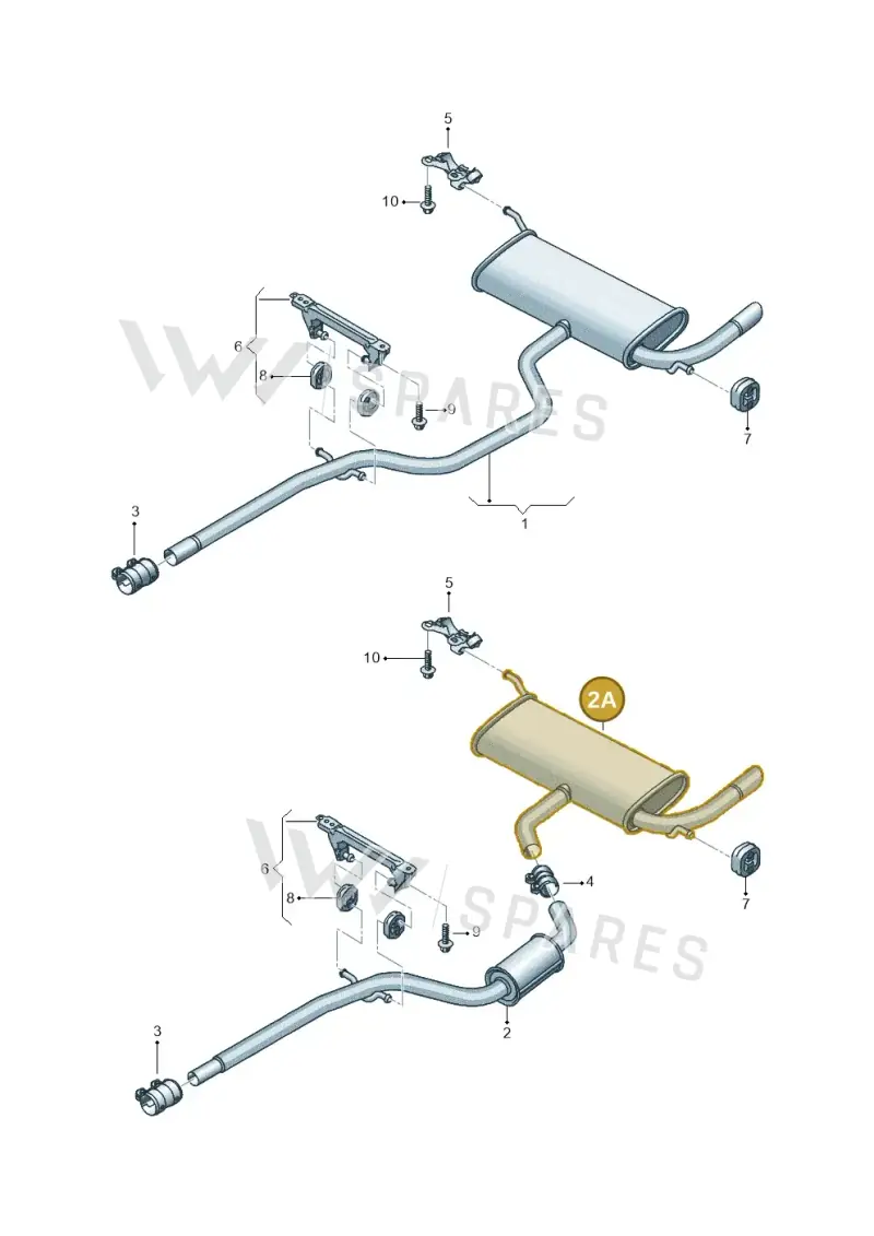 5P5253609M — SEAT Altea XL (2013-) diagram 418253850, position 2A