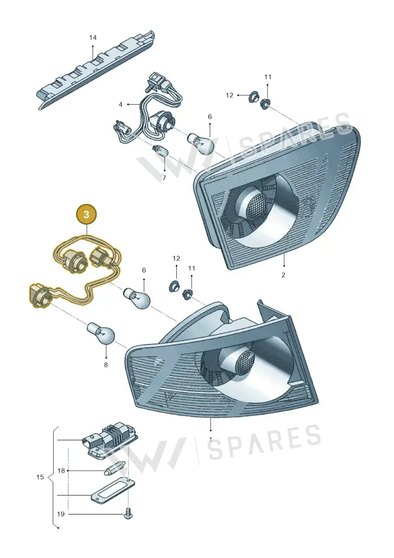 5P8945257 — SEAT Altea XL (2013-) diagram 498945100, position 3