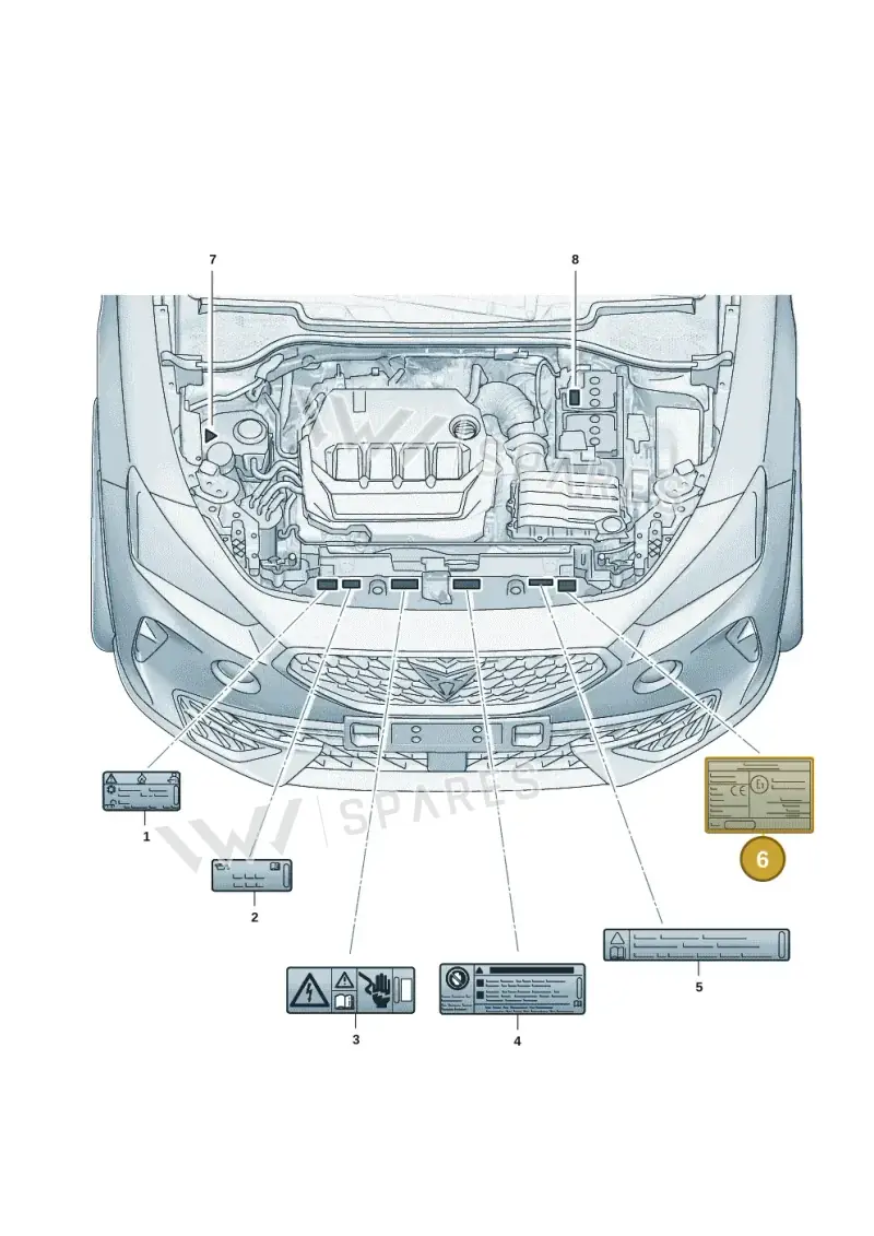 5Q0010014Q — SEAT Formentor TSI CUPRA (2020-) diagram 5ff010010, position 6