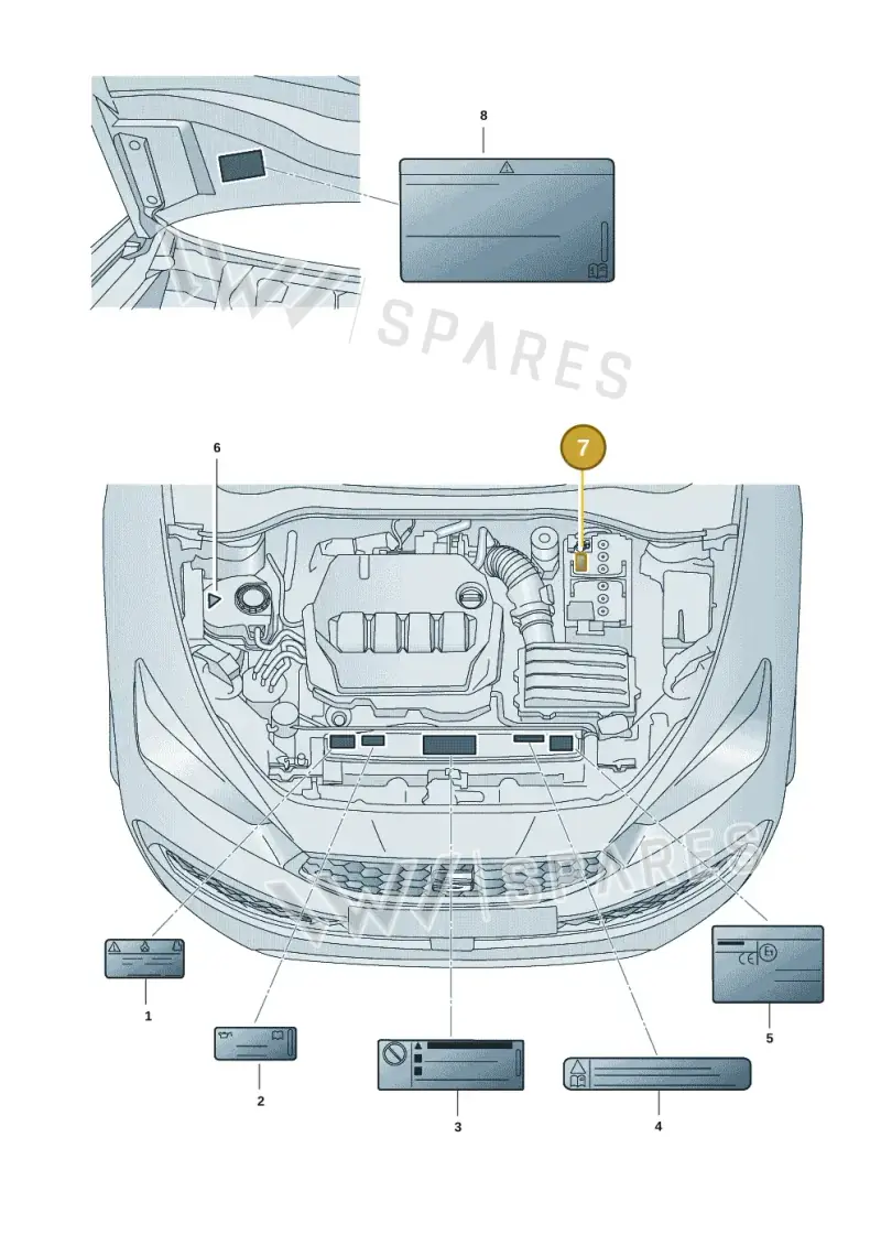 5Q0010790Q — SEAT Ateca Style (2016-) diagram 5fn010010, position 7