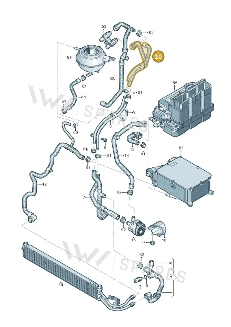 5Q0121086F — SEAT Formentor TSI CUPRA (2020-) diagram 596121125, position 10